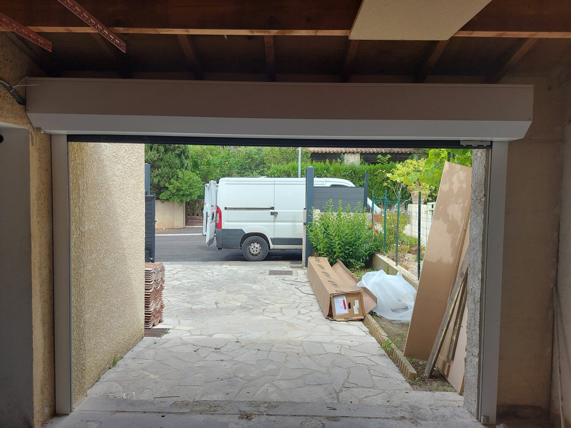 porte garage enroulable int